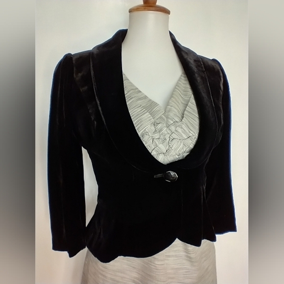 RETRO VELVET JACKET - Picture 1 of 8